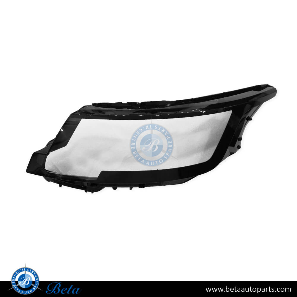 Left Side Headlamp Lens for Range Rover Vogue 2023-Up models, Part Number LR154002 Left Side Headlamp Lens for Range Rover Vogue 2023-Up models, Part Number LR154002